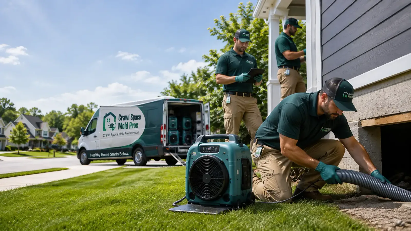 Crawl Space Mold Removal in Greenville, UT